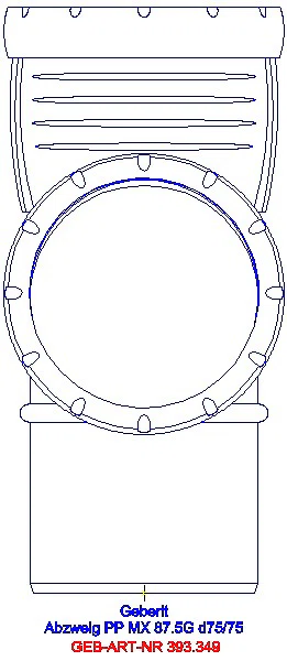 GE Silent-Pro Abzweig 87,5Gr d75/75_393.349.14.1_A