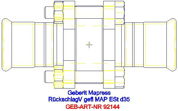GE Mapress Rückschlagventil NPW geflanscht d35_92144_G
