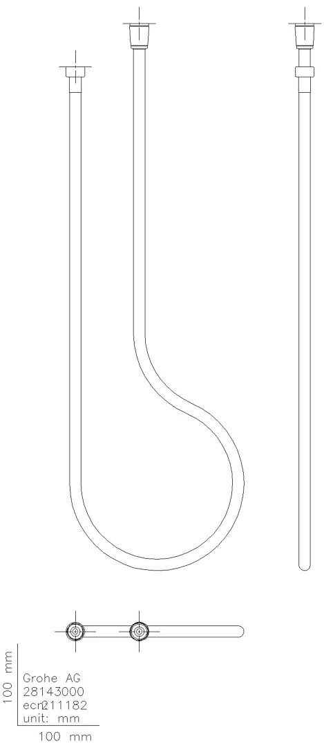 GROHE Metallbrauseschlauch Relexaflex Metal Long-Life 28143_1 1500 mm chrom