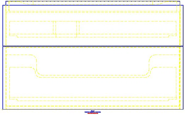 Xeno2 Unterschrank f. WT m. Ablg. re m. 2 Schubl., 88x53x46,2cm, weiß_500.515.01.1_A