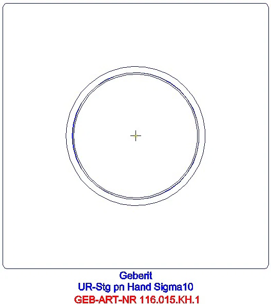 GE UR-Strg. mit pneumatischer Spülausl. BetPl. Sigma10 glanzchrom_116.015.KH.1_A