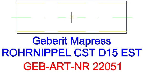GE Mapress C-Stahl Rohrnippel außen verzinkt d18_22051_L