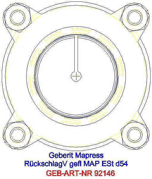 GE Mapress Rückschlagventil NPW geflanscht d54_92146_L