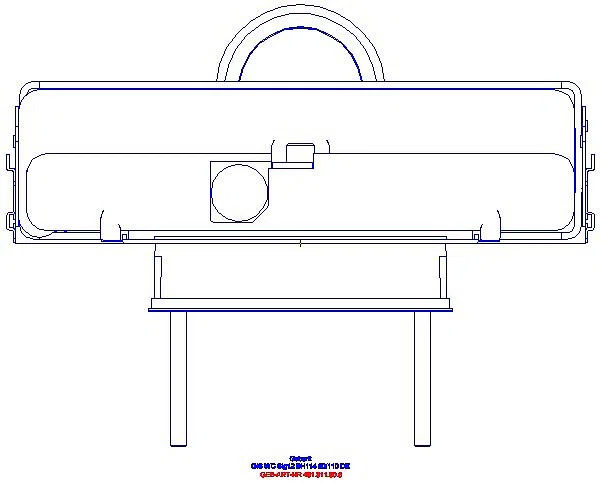 GE GIS Element f. WWC, 114 cm mit Sigma UP-SPK 12 cm_461311006_G
