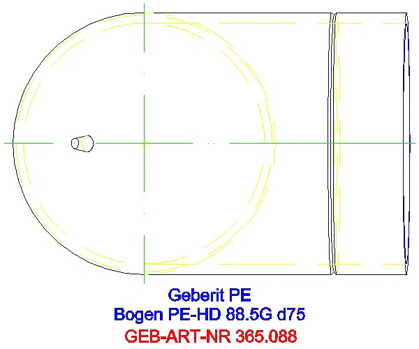 GE PE Bogen 88,5Gr d75_365.088.16.1_G