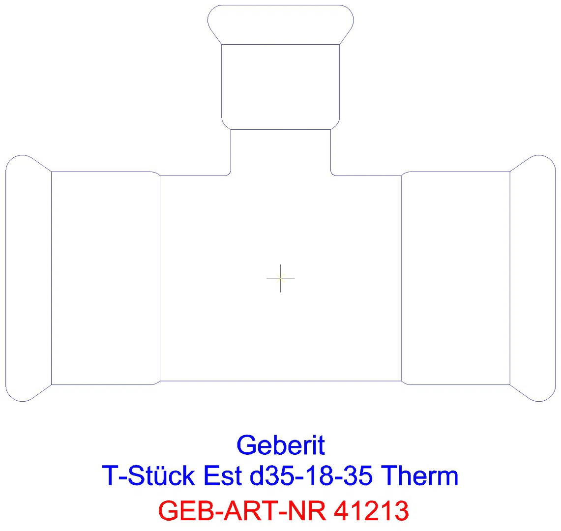 GE Mapress Therm T-Stück reduziert d35-15-35_41213_a