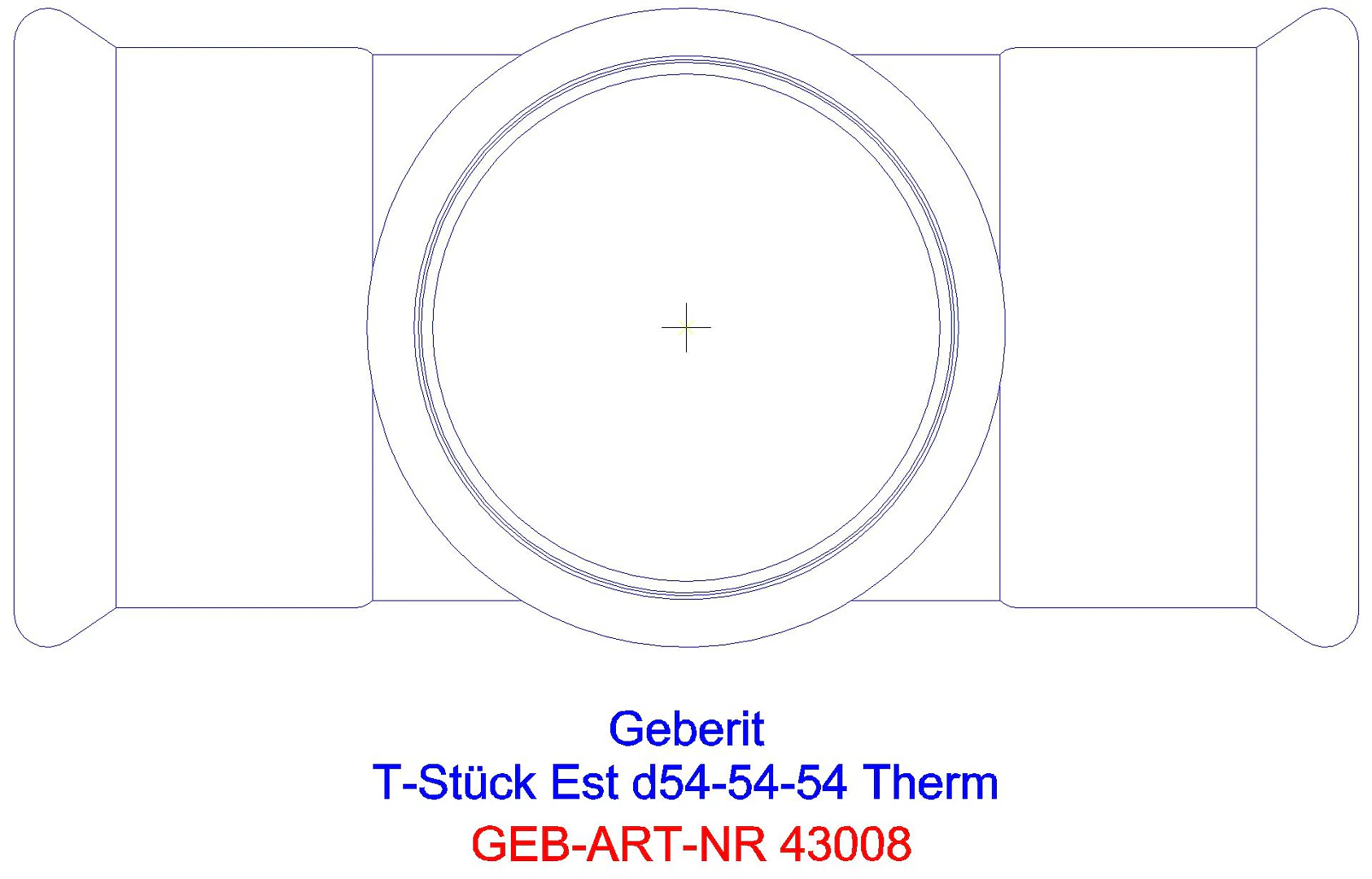 GE Mapress Therm T-Stück egal d42-42-42_43008_g