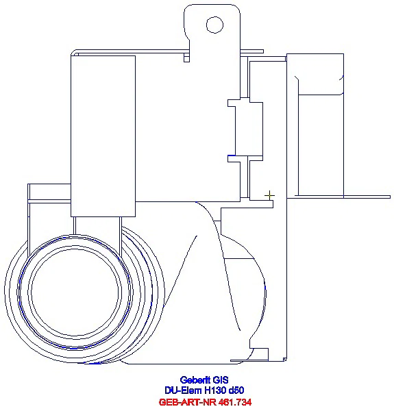 GE GIS Element für Dusche mit Wandablauf d50_461.734.00.1_L
