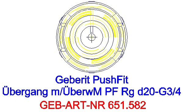GE PushFit Übergang mit Überwurfmutter Rg d20-G3/4_651.582.00.1_A