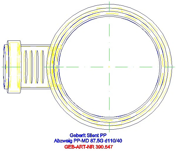GE Silent-PP Abzweig 87,5Gr d110/40_390.547.14.1_G