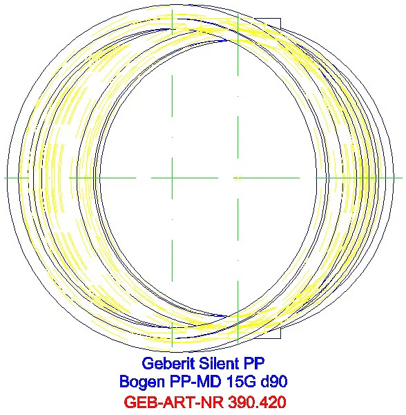 GE Silent-PP Bogen 15Gr d90_390.420.14.1_G