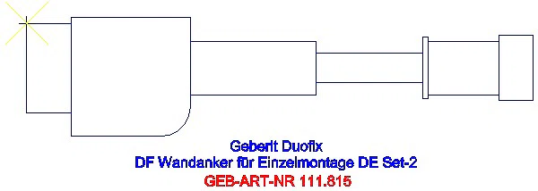 GE Duofix Set Wandanker für Einzelmontage_111.815.00.1_L