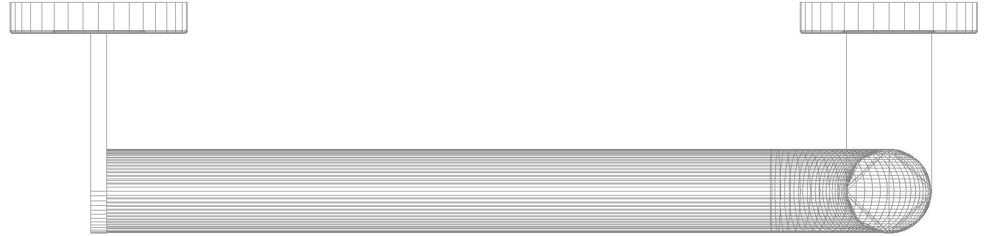 HEWI Winkelgriff,d:32, A1:600, W1:300, li, PVD nickel gebü.