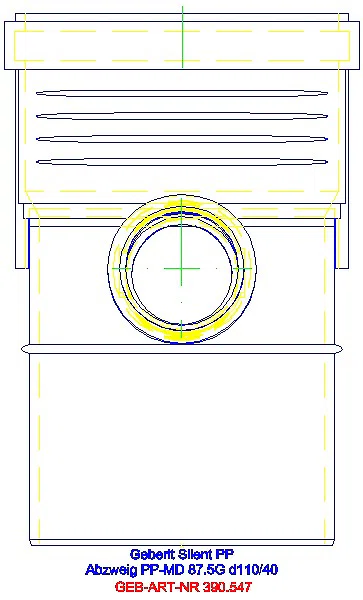 GE Silent-PP Abzweig 87,5Gr d110/40_390.547.14.1_L