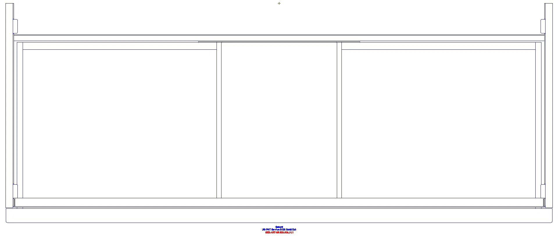 Acanto US für WT B:120cm, 1 Schubl. 1 i.Schubl., Eiche_503006jh1_g
