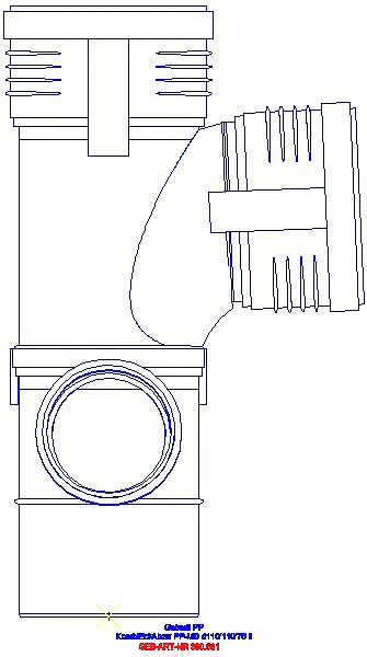 GE Silent-PP Kombiabzweig 87,5Gr links d110/110/75_390.561.14.1_L