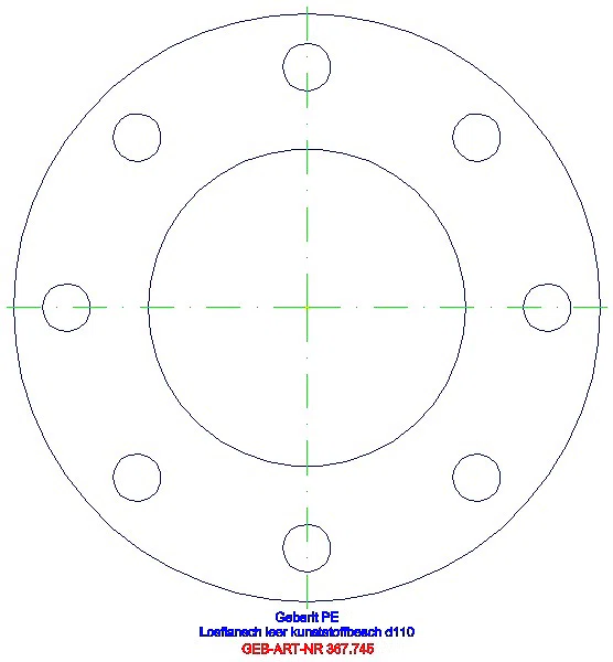 GE PE Losflansch d110_367.745.00.1_G