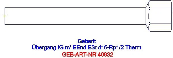 GE Mapress Therm Übergang mit IG und Einschubende d15-Rp1/2_40932_A