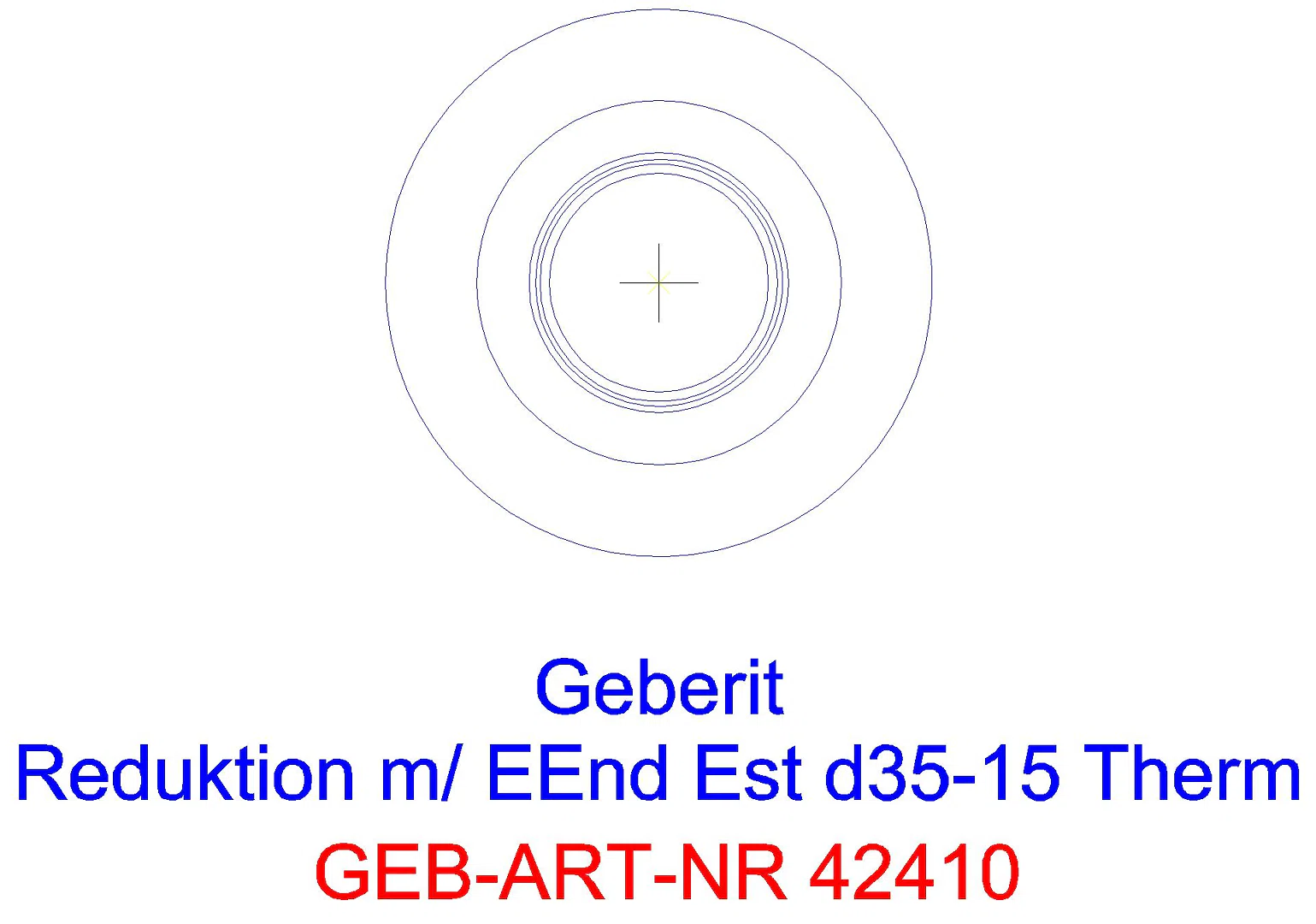 GE Mapress Therm Reduktion mit Einschubende d28-22_42410_a