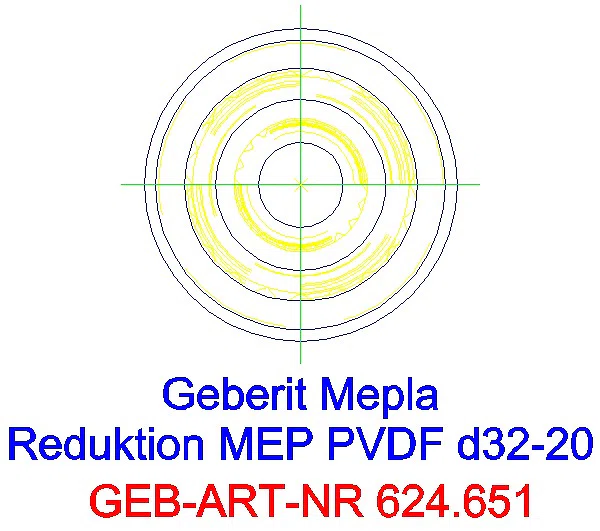 GE Mepla Reduktion PVDF d32-20_624.651.00.5_L