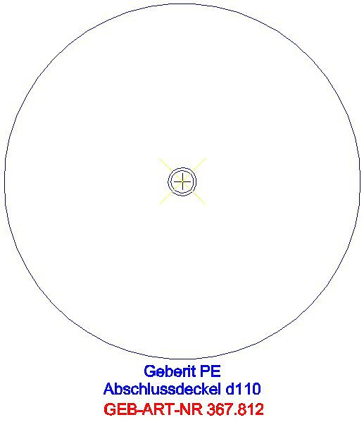 GE PE Enddeckel d110_367.812.16.1_G