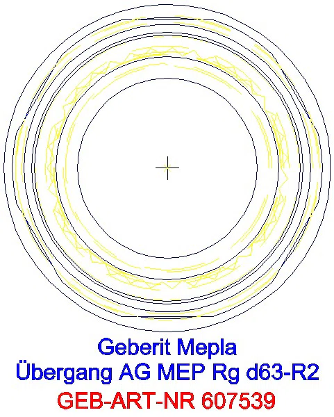 GE Mepla Übergang mit AG Rg d63-R2_607.539.00.5_L