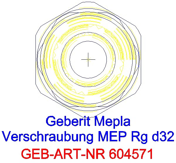 GE Mepla Verschraubung Rg d32_604.571.00.5_L