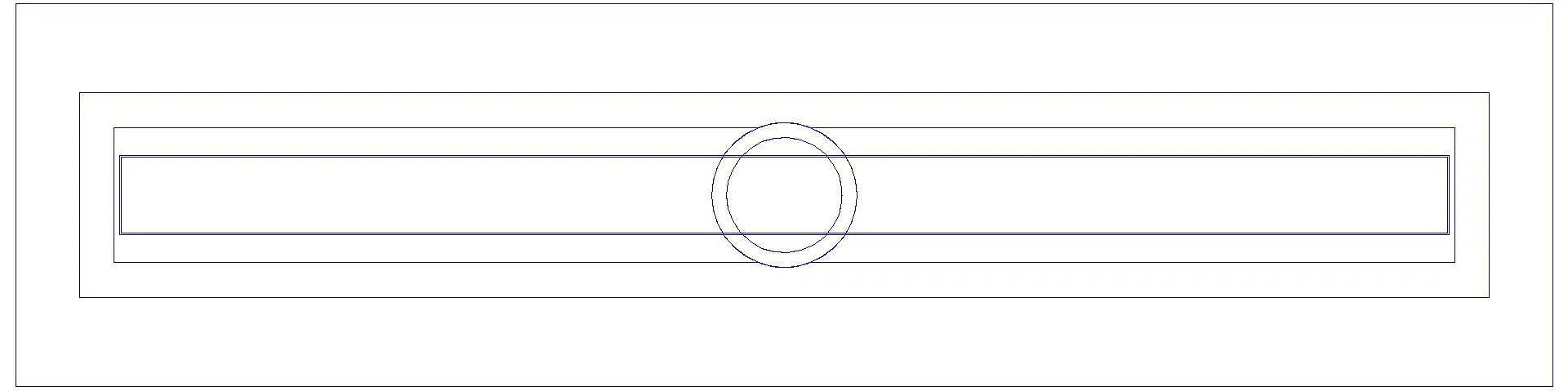 KESSEL-Aufsatzstück Linearis Comfort L: 1150 mm, System 125, WaD (3D)
