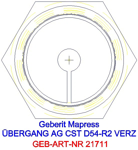 GE Mapress C-Stahl Übergang mit AG d54-R2 verzinkt_21711_L