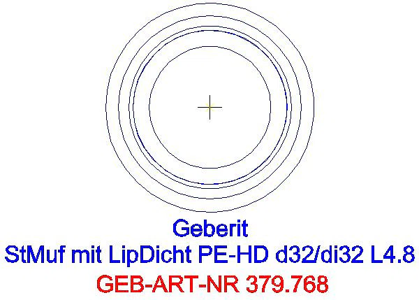GE PE Anschlusssteckmuffe mit Lippendichtung d32/di32 L2,5_379.768.16.3_G