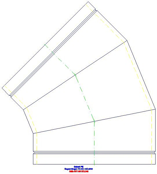 GE PE Segmentbogen 45Gr d315_372.045.16.1_L