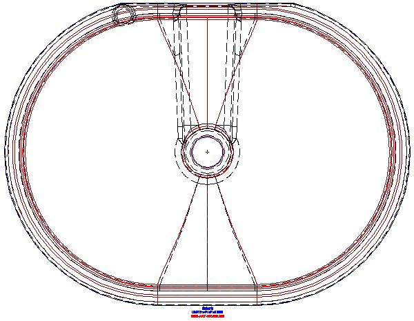 VariForm Unterbau-WT, elliptisch 61x46cm, o. Hl, o. Ül._500.759.01.2_G