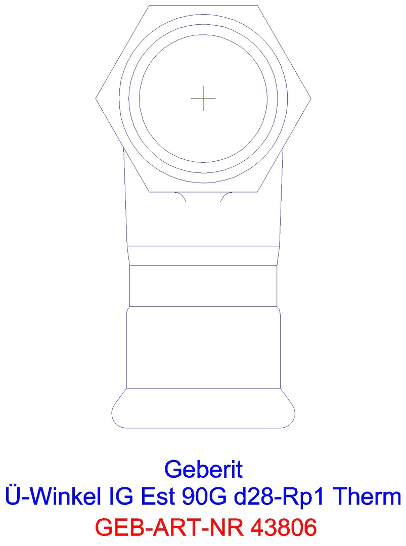 GE Mapress Therm Übergangswinkel 90Gr mit IG d22-Rp3/4_43806_a