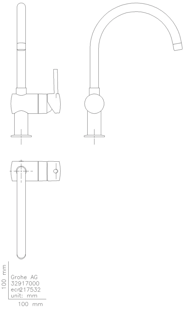 GROHE EH-Spültischbatterie Minta 32917 supersteel
