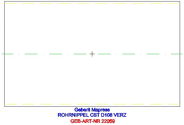GE Mapress C-Stahl Rohrnippel außen verzinkt d108_22059_L