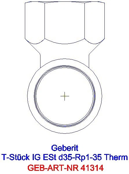 GE Mapress Therm T-Stück mit IG d35-Rp1-35_41314_L