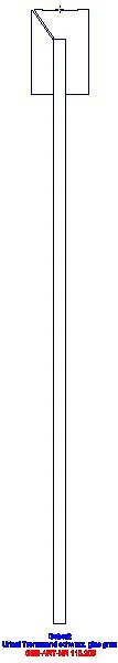 GE Urinaltrennwand, Halter: schwarzmatt Glas: anthrazit / satiniert_115205CD1_G