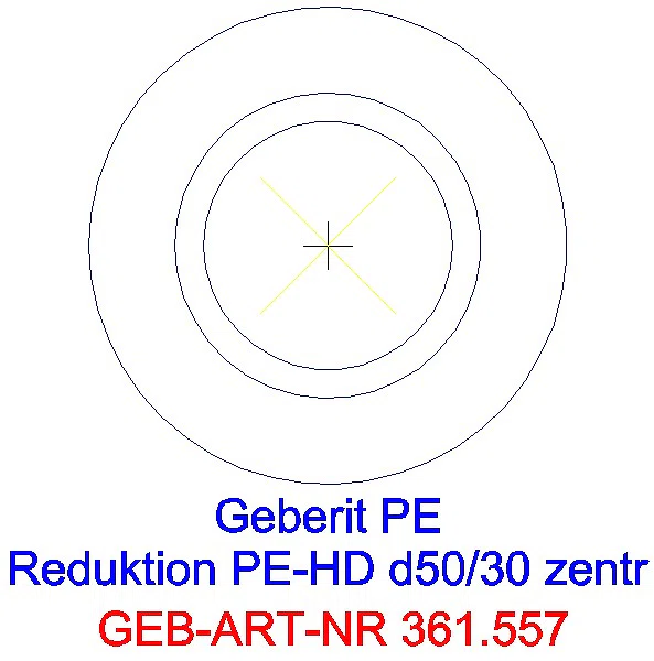 GE PE Reduktion zentrisch kurz d50/32_361.557.16.1_G