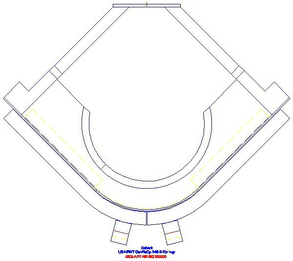 Renova Compact US für Eck-HWB mit 2 Türen, 42,5x60,4x33cm, hellgrau_862133000_G