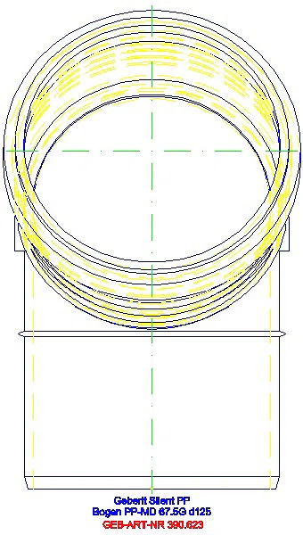 GE Silent-PP Bogen 67,5Gr d125_390.623.14.1_L