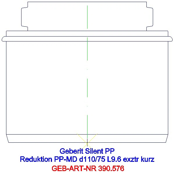 GE Silent-PP Reduktion exzentrisch kurz d110/75_390.576.14.1_A