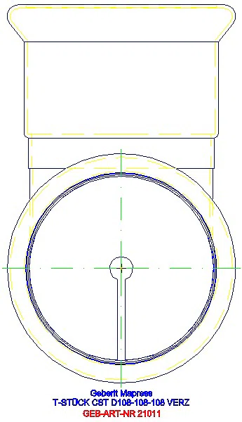 GE Mapress C-Stahl T-Stück egal d108-108-108_21011_L
