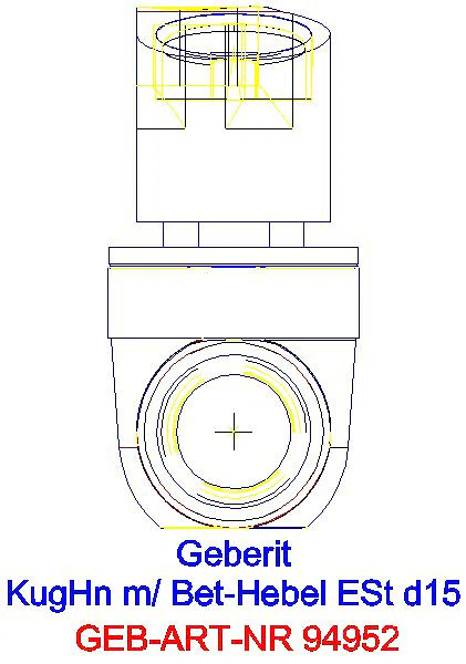GE Mapress Kugelhahn d15 mit Betätigungshebel edst._94952_L