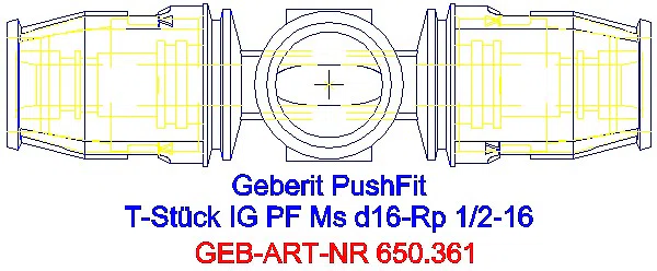 GE PushFit T-Stück mit IG Ms d16-Rp1/2-16_650.361.00.1_G