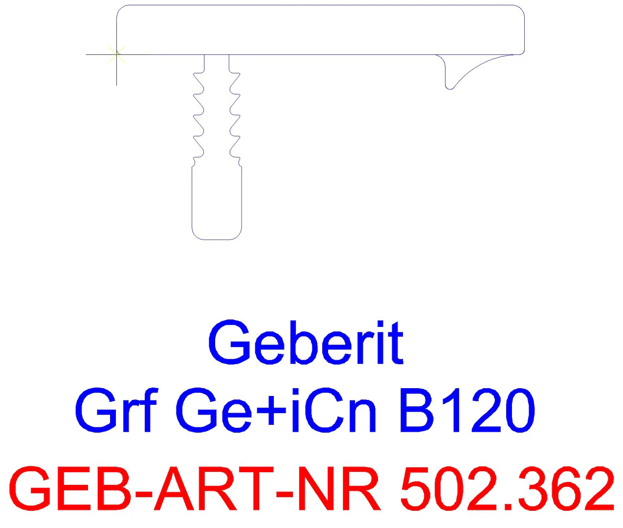 Griff, B:120cm sandgrau matt_ge2s_502362jl1_l