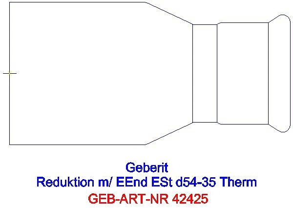 GE Mapress Therm Reduktion mit Einschubende d54-35_42425_L