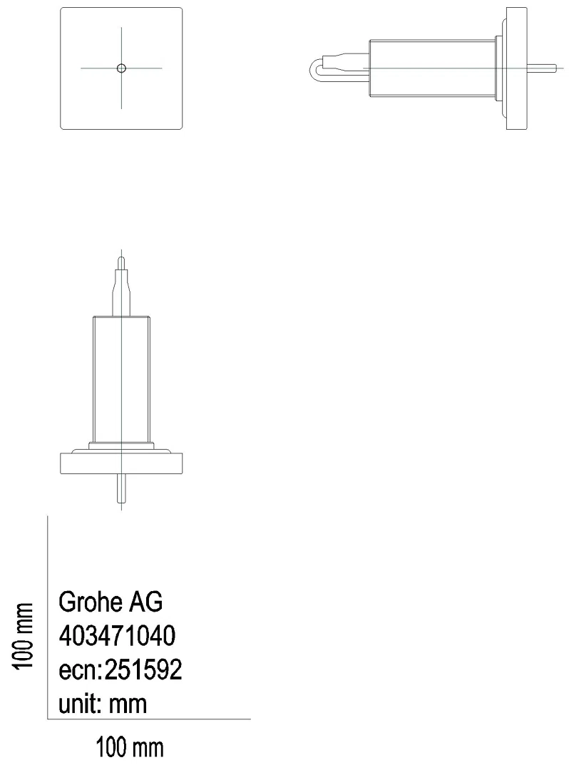 GROHE Dampfgenerator F-digital Deluxe 26828 400 V ohne Rohbau-Komponenten