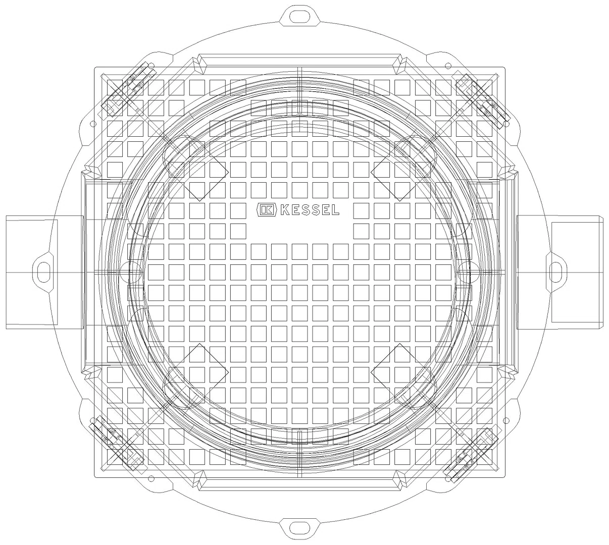 KESSEL-Öl-/Benzinabscheider EasyOil ground, LW 400, NS 1,5, Klasse II, B (3D)