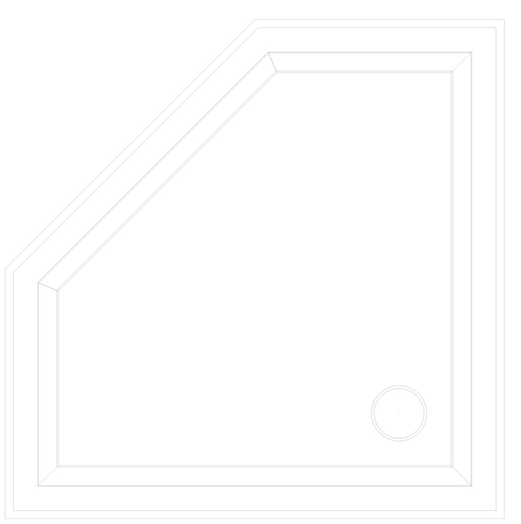 KALDEWEI CORNEZZA Duschfläche, 900x900x32 mm, Modell-Nr: 671-1