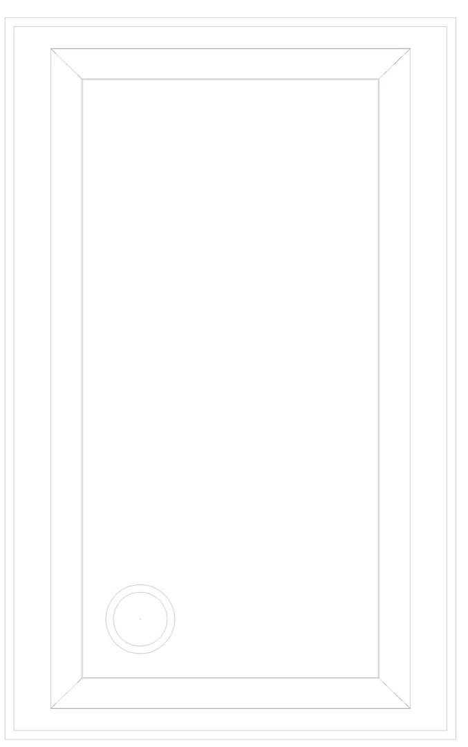 KALDEWEI DUSCHPLAN Duschfläche, 750x1200x32 mm, Modell-Nr: 417-1